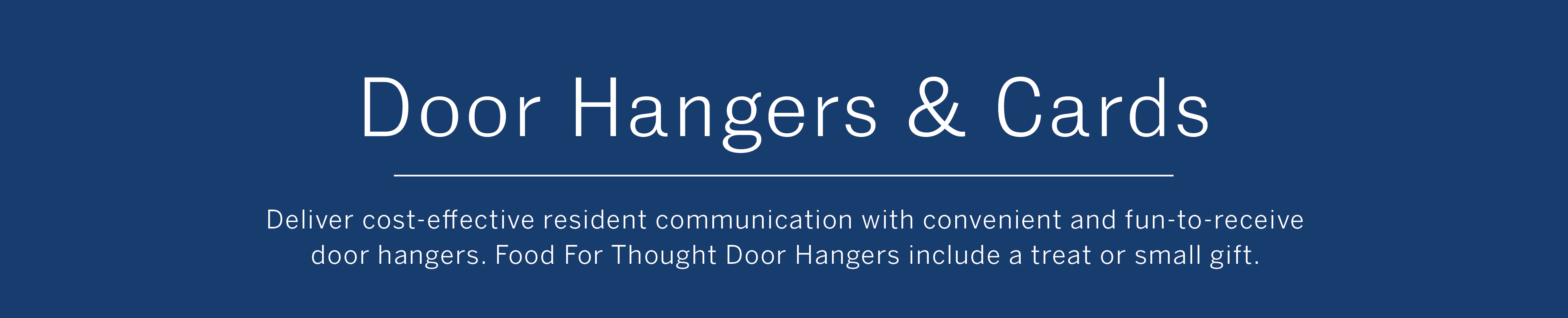 Door Hangers & Cards