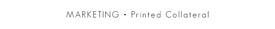 Printed Collateral