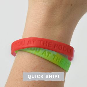 Pool Silicone Wristbands | Adult
