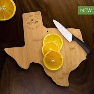 State-Shaped Bamboo Cutting Boards