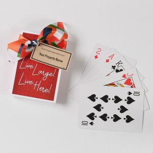 Live Large Live Here Playing Cards