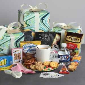 Fresh Paint Welcome Snacks & Essentials without Picture Hangers & Dish Detergent