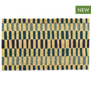 Block Party Coir Door Mat