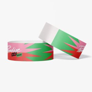 Custom Full Color Paper Wristbands