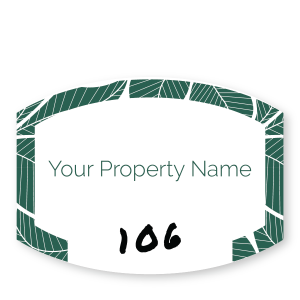 Add Your Name Flat Side Oval