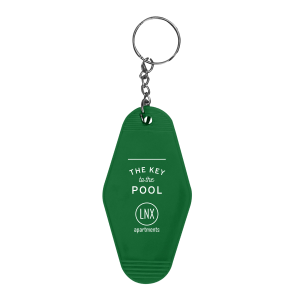 Retro Motel Look Key Ring