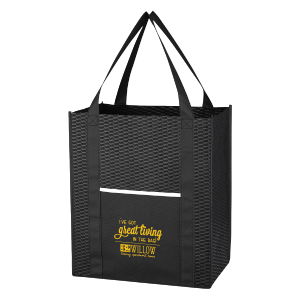 Geometric Laminated Grocery Tote