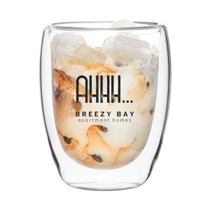 Double Wall Glass Latte Mug