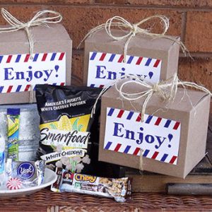Special Delivery Snacks without gift tags