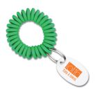 Coil Bracelet Key Tag