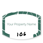 Add Your Name Flat Side Oval