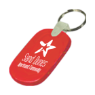 Translucent Soft Vinyl Key Tag