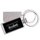 Textured Rectangle Keychain