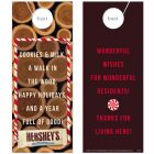 Cookies & Milk with Hersey's Cookies 'n Creme Bar (Holiday)