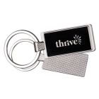 Thrive Textured Rectangle Key Ring