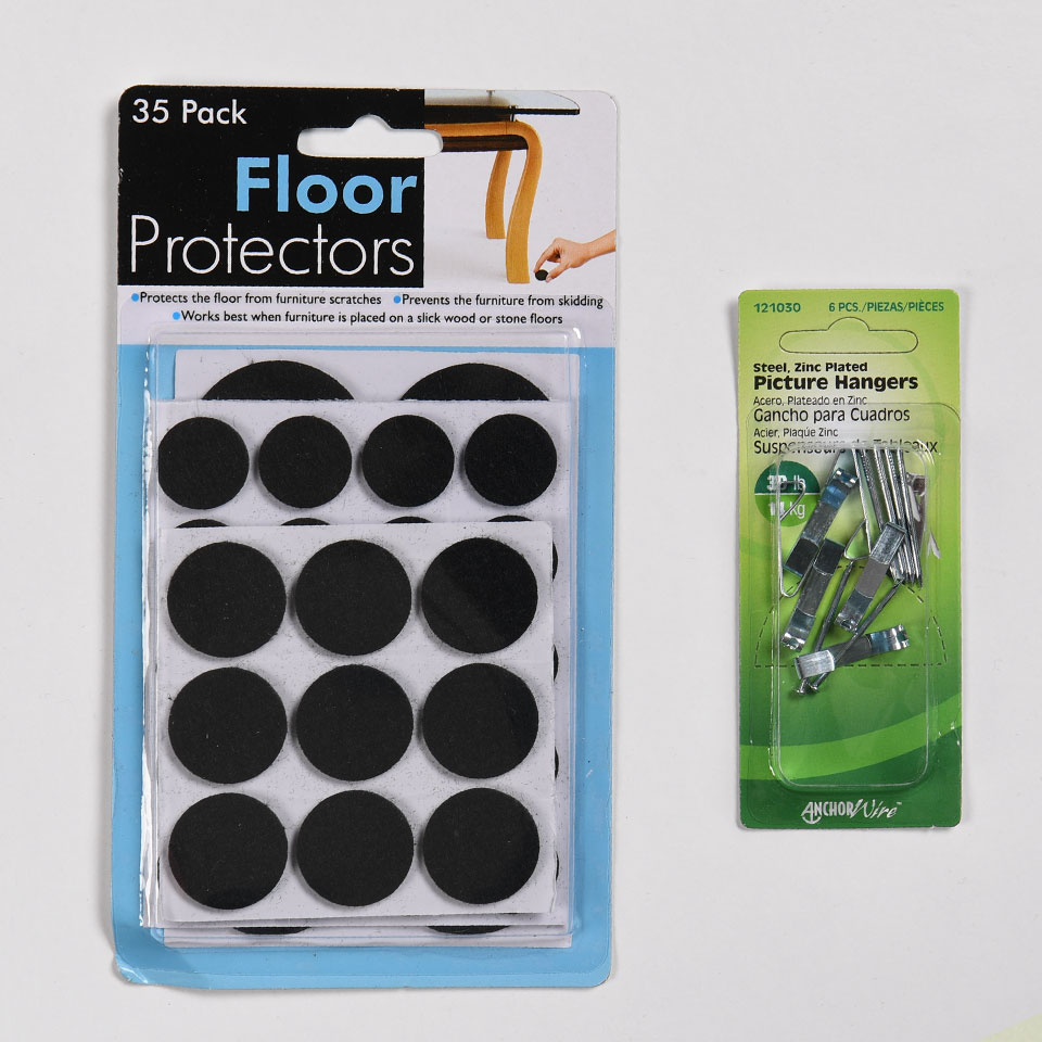 Glam Snacks & Essentials with Floor Protectors and Picture Hangers image