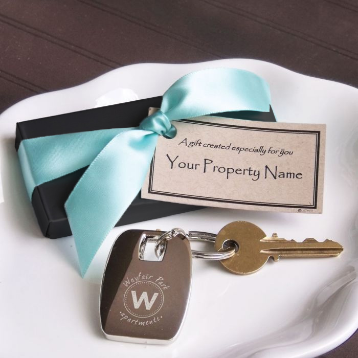 Live Well Key Chain in Box with Engraving image