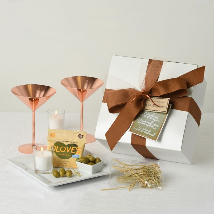 Copper Glow Martinis